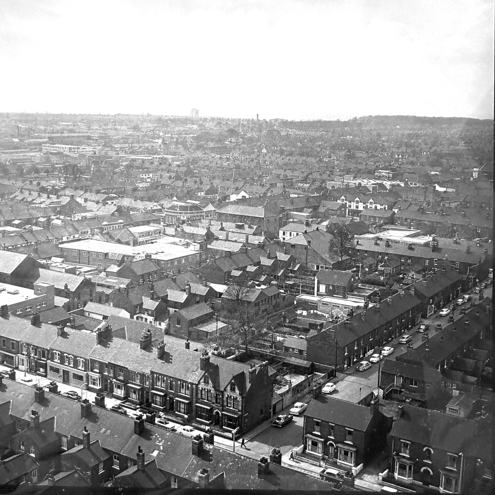 Wells Street from above circa 1963